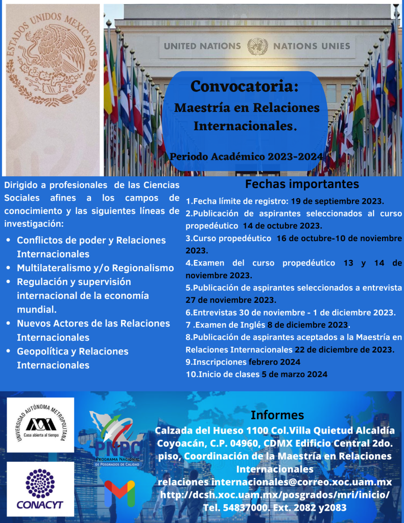 Proceso Maestr A En Relaciones Internacionales