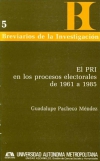 El PRI en los procesos electorales de 1961 a 1985